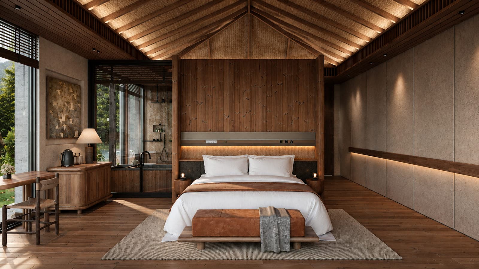 Không gian phòng khách hiện đại do Hoàng Hà House thiết kế và thi công